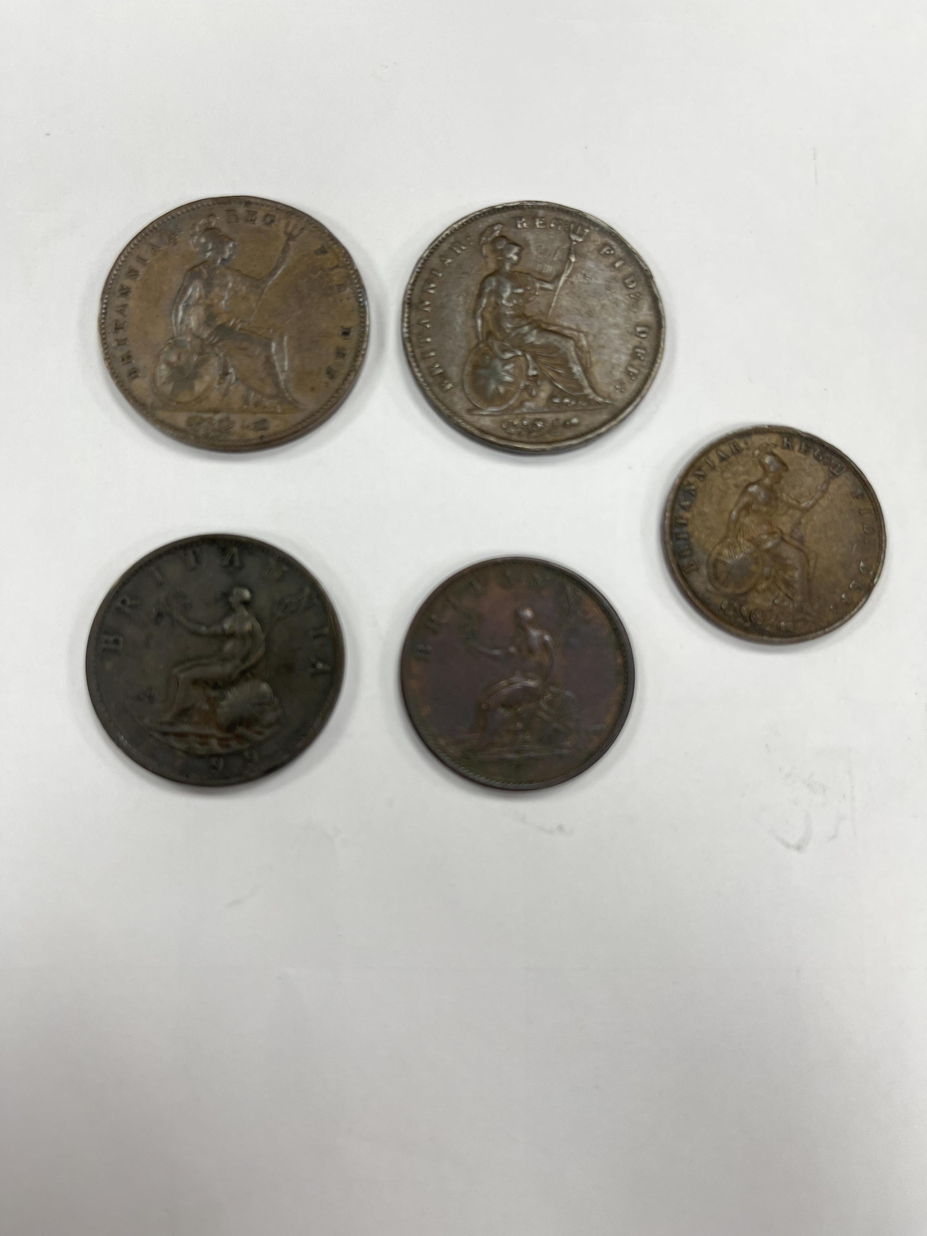 British coins, William and Mary to Victoria, a group of farthings to twopences